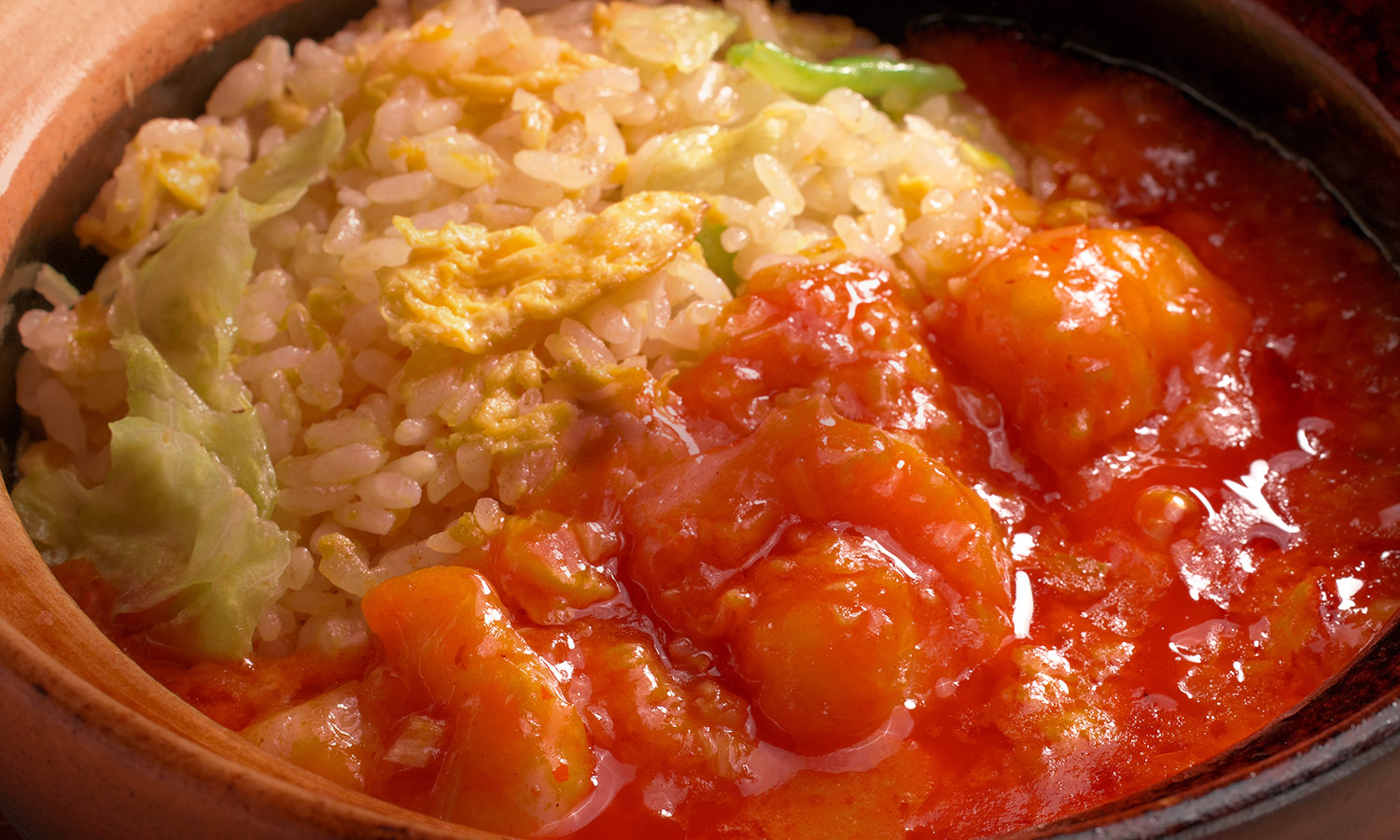 エビ土鍋チャーハン