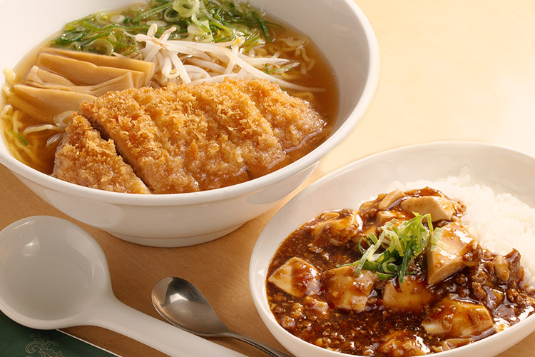 ラーメン麻婆セット