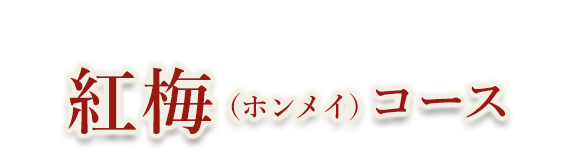 紅梅（ホンメイ）コース